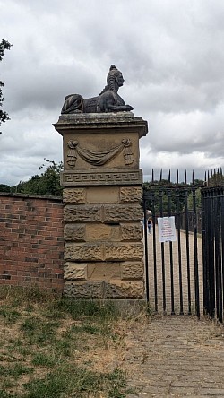 The Sphinx Gateway, erected during Capability Brown’s involvement at Temple Newsam, c.1760 based on designs by Lord Burlington