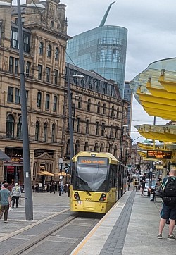 Tramway at Manchester city centre