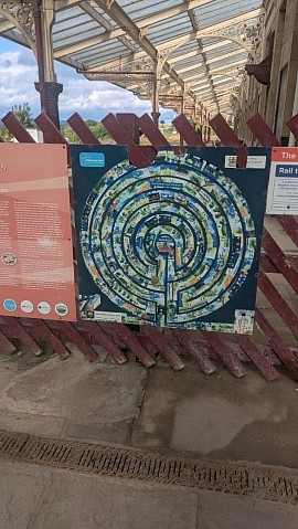 At Hellifield station