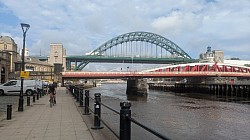 Iconic bridges over The Tyne from Newcastle to Gateshead