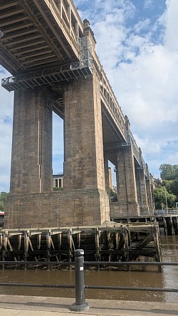 The High Level Bridge, the first in the World to carry both rail and road traffic